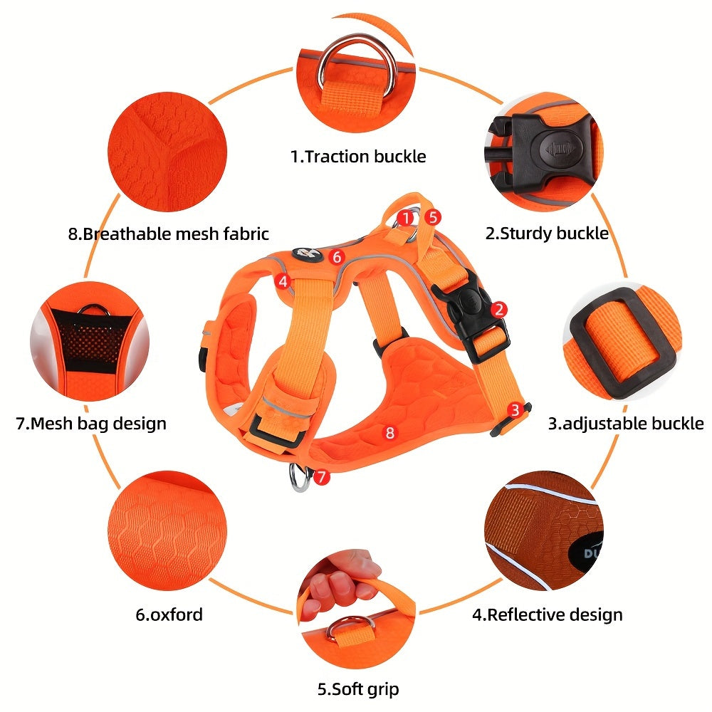 Breathable Massage Dog Harness for Medium to Large Dogs
