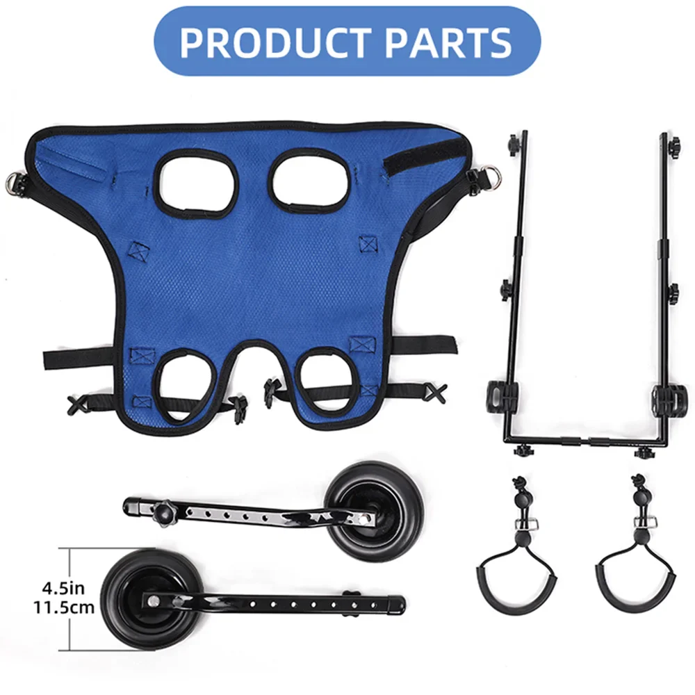 Adjustable Dog Wheelchair for Back Legs