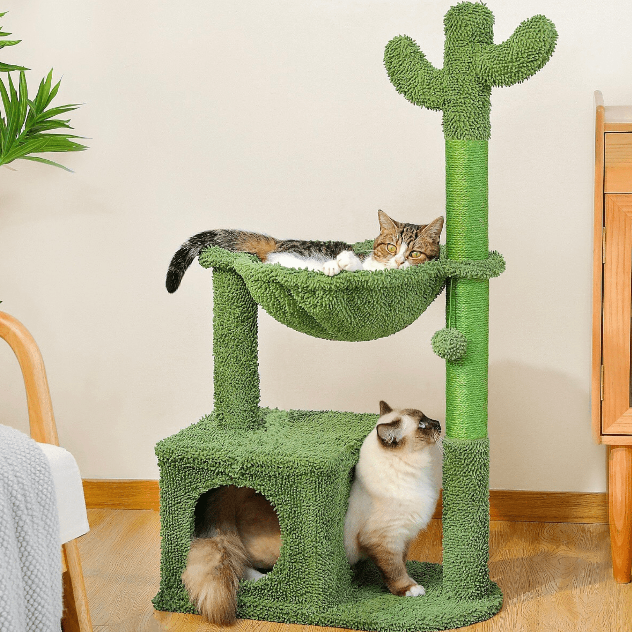 4-in-1 Cactus Cat Tree