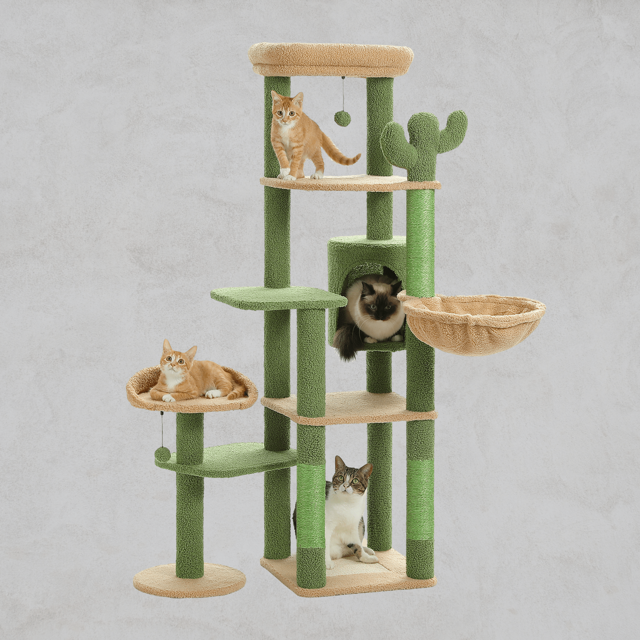 Cute Cactus Cat Tree