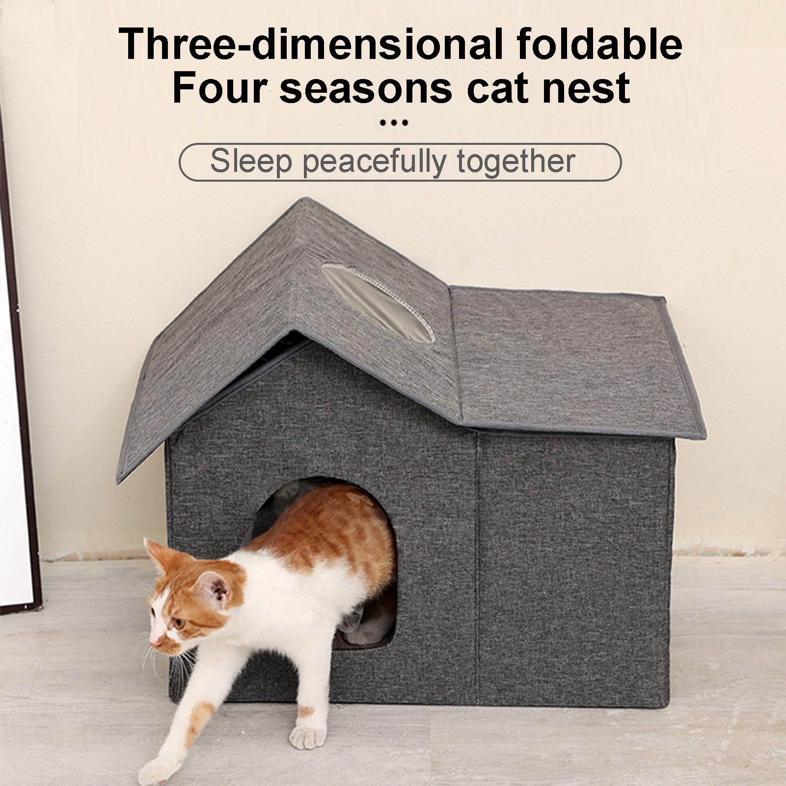 Weatherproof Outdoor Cat House