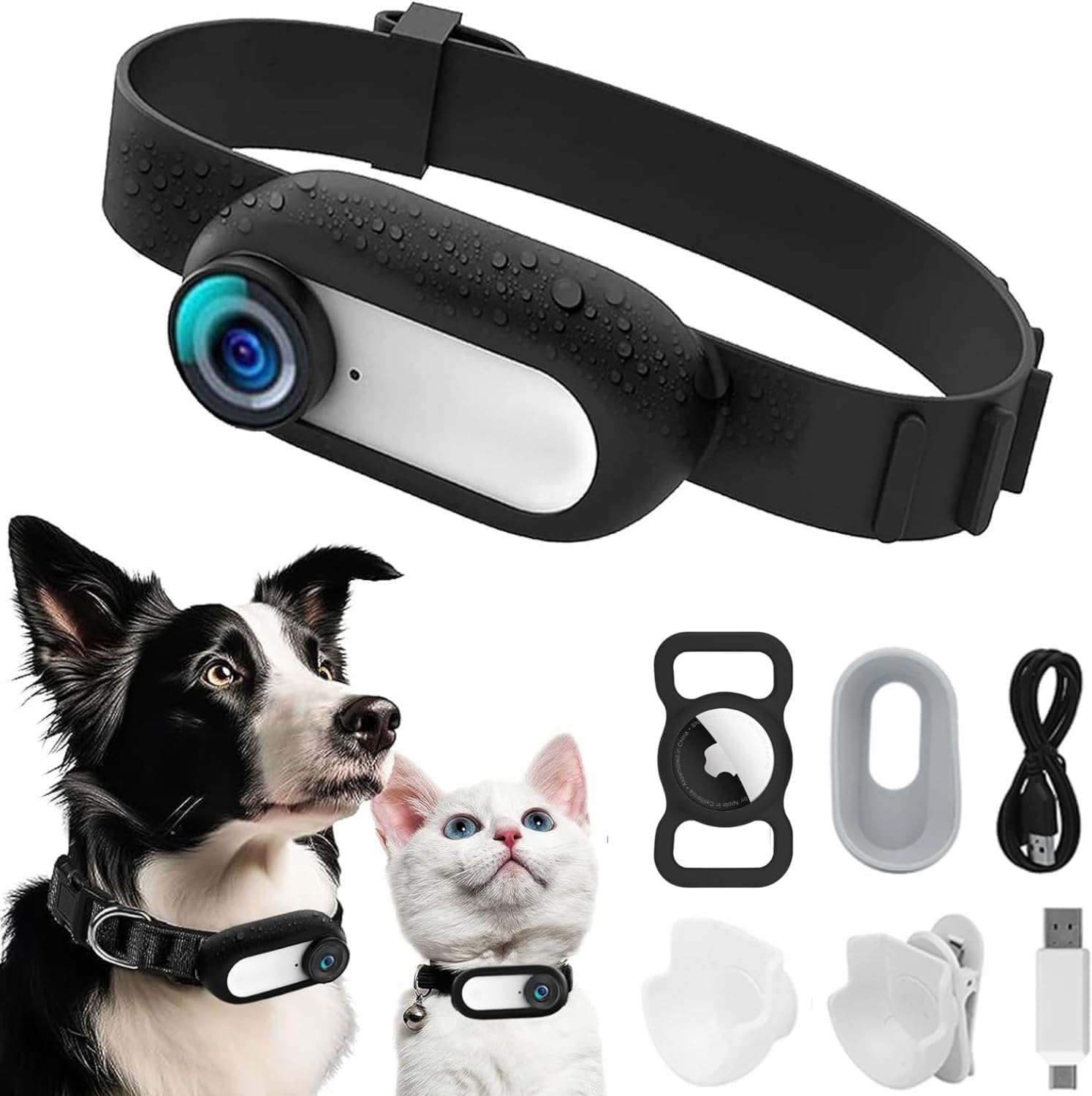 Pet Collar Camera for Cats and Dogs