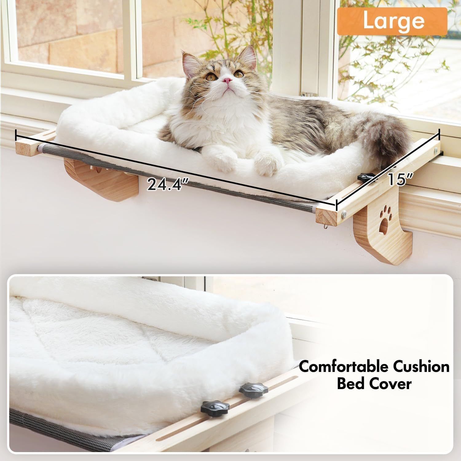 Cozy Cat Window Perch