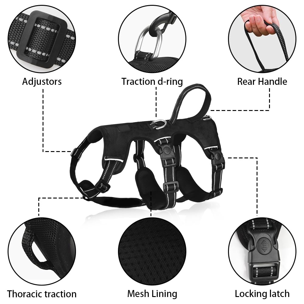 Escape-Proof Large Dog Harness