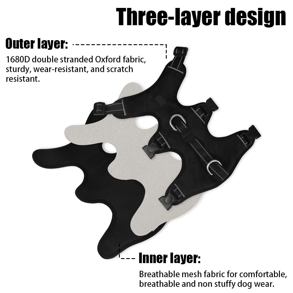 Escape-Proof Large Dog Harness